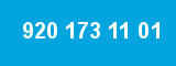 920 173 11 01